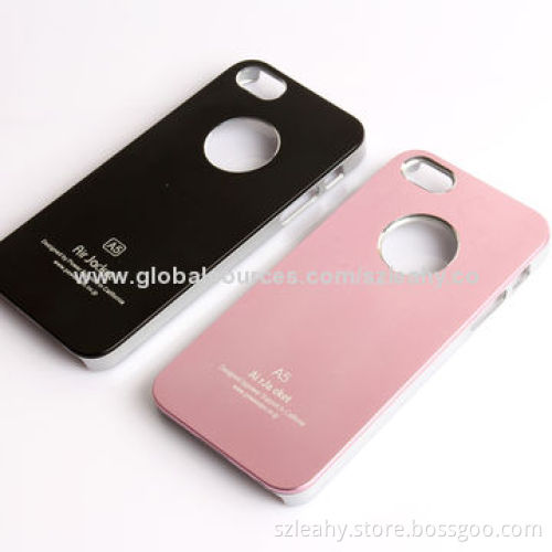 PC case with aluminum on the surface, for iPhone5/5s, guys style, appears so cool